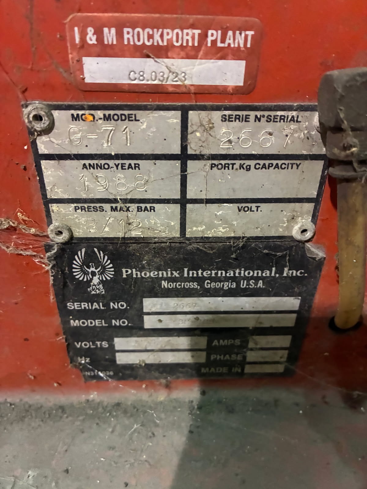 1988 Phoenix International Tire Changer - Image 3